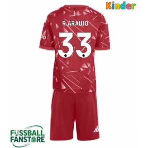 Liverpool Ronald Araujo #33 Replik Heimtrikot Kinder 2026-27 Kurzarm (+ Kurze Hosen)